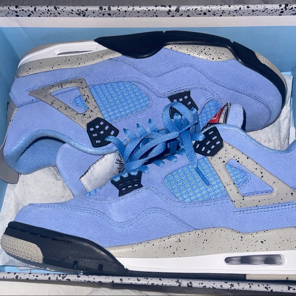 Jordan 4 UNC - YES THEY ARE THE REAL DEAL